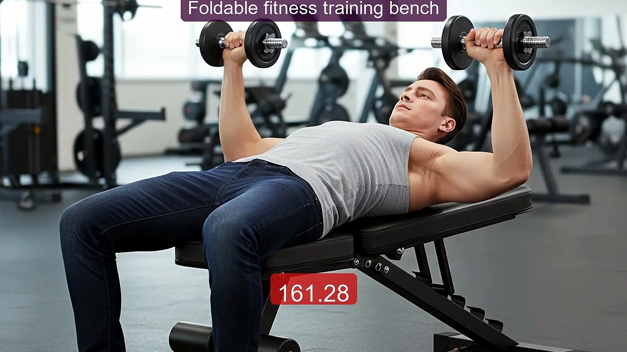 Foldable fitness training bench -- Amazing Value 2026 | Must Have!