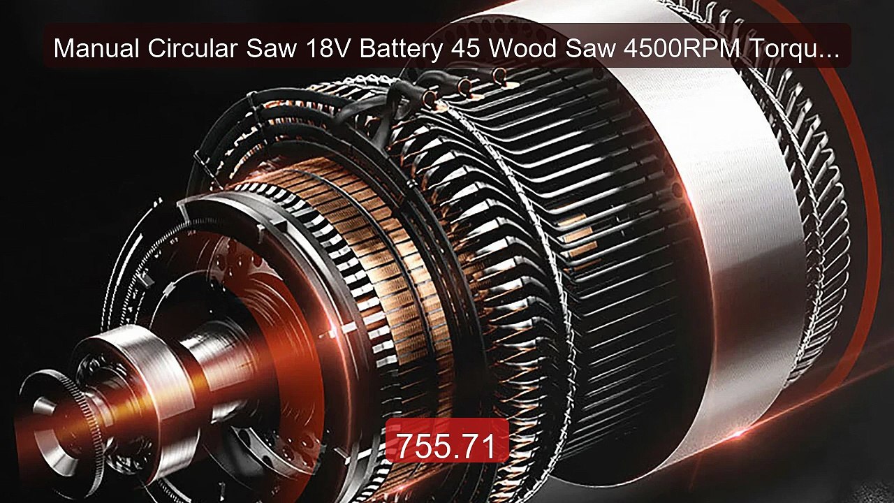 Manual Circular Saw 18V Battery 45 Wood Saw 4500RPM Torque Str... -- Best Buy 2026 | Great Quality!