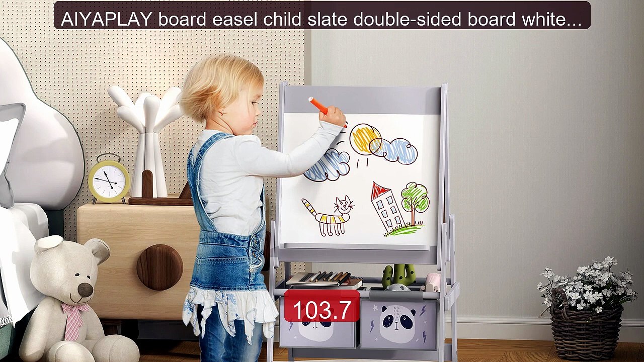 AIYAPLAY board easel child slate double-sided board white cha... -- Amazing Value 2026 | Must Have!