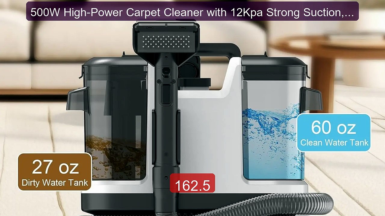 500W High-Power Carpet Cleaner with 12Kpa Strong Suction, H... -- Top Pick 2026 | Unbeatable Price!