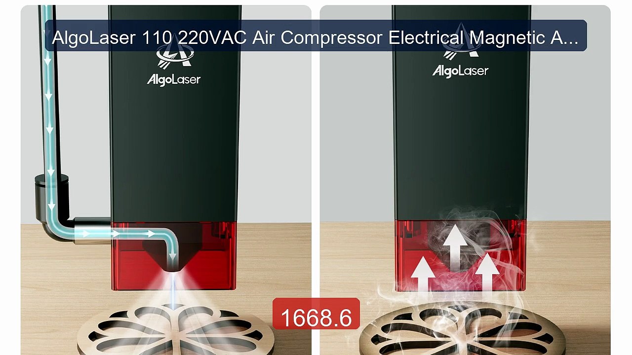AlgoLaser 110 220VAC Air Compressor Electrical Magnetic Air Pump 30... -- Top Rated 2026 | Buy Now!