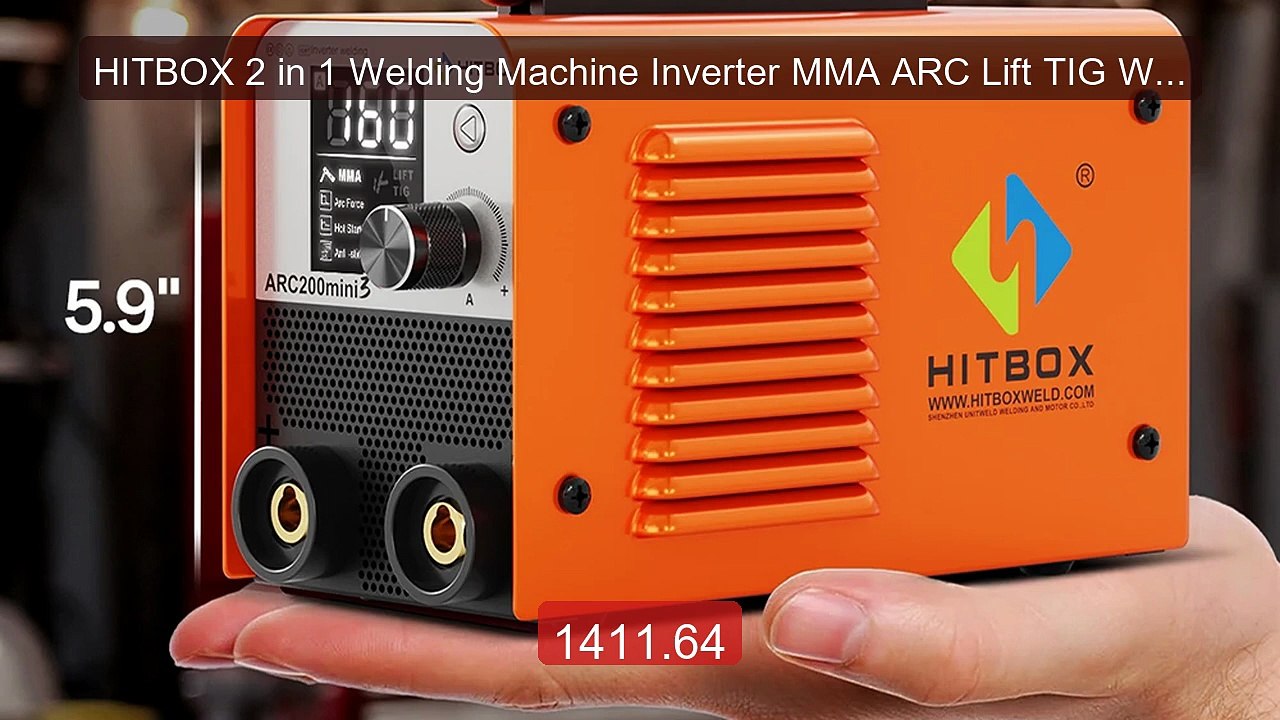 HITBOX 2 in 1 Welding Machine Inverter MMA ARC Lift TIG Welde... -- Amazing Value 2026 | Must Have!