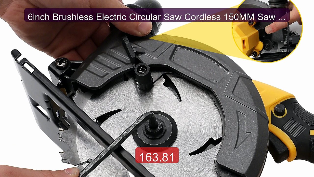 6inch Brushless Electric Circular Saw Cordless 150MM Saw Blad... -- Amazing Value 2026 | Must Have!