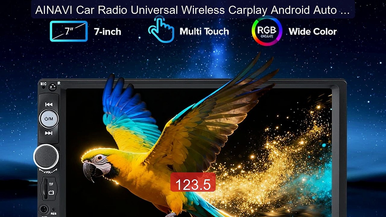 AINAVI Car Radio Universal Wireless Carplay Android Auto Bl... -- Top Pick 2026 | Unbeatable Price!