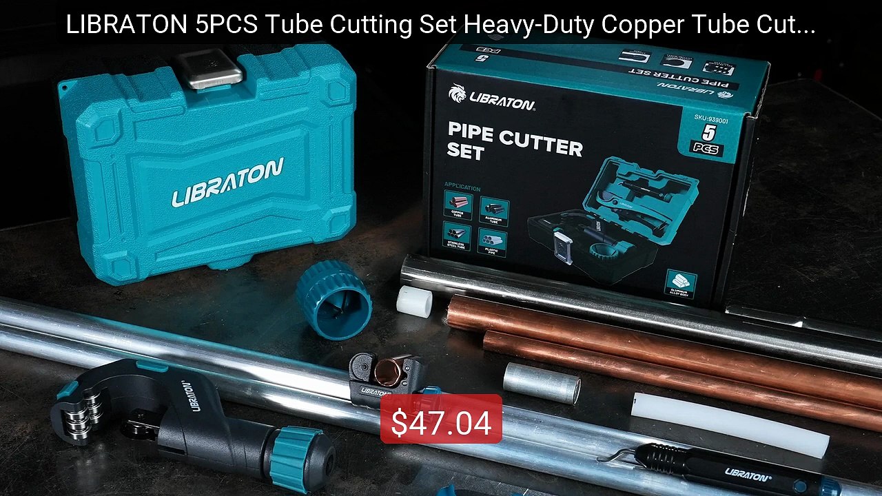 LIBRATON 5PCS Tube Cutting Set Heavy-Duty Copper Tube Cutters ... -- Hot Deal 2026 | Limited Offer!