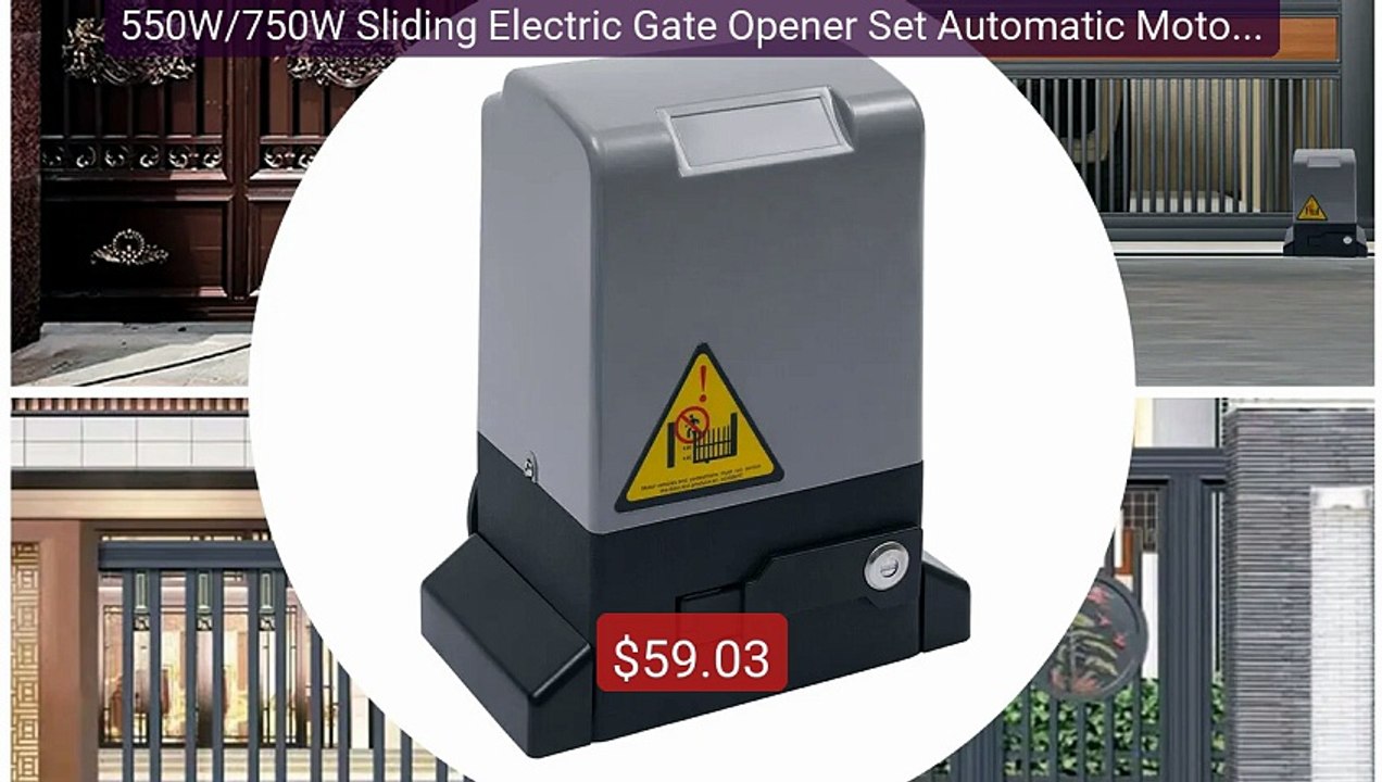 550W/750W Sliding Electric Gate Opener Set Automatic Motor Har... -- Hot Deal 2026 | Limited Offer!
