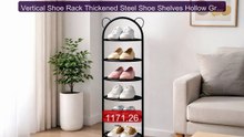 Vertical Shoe Rack Thickened Steel Shoe Shelves Hollow Grid B... -- Amazing Value 2026 | Must Have!