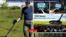 Treasure Hunter 11inch Coil Metal Detector Professional Und... -- Top Pick 2026 | Unbeatable Price!