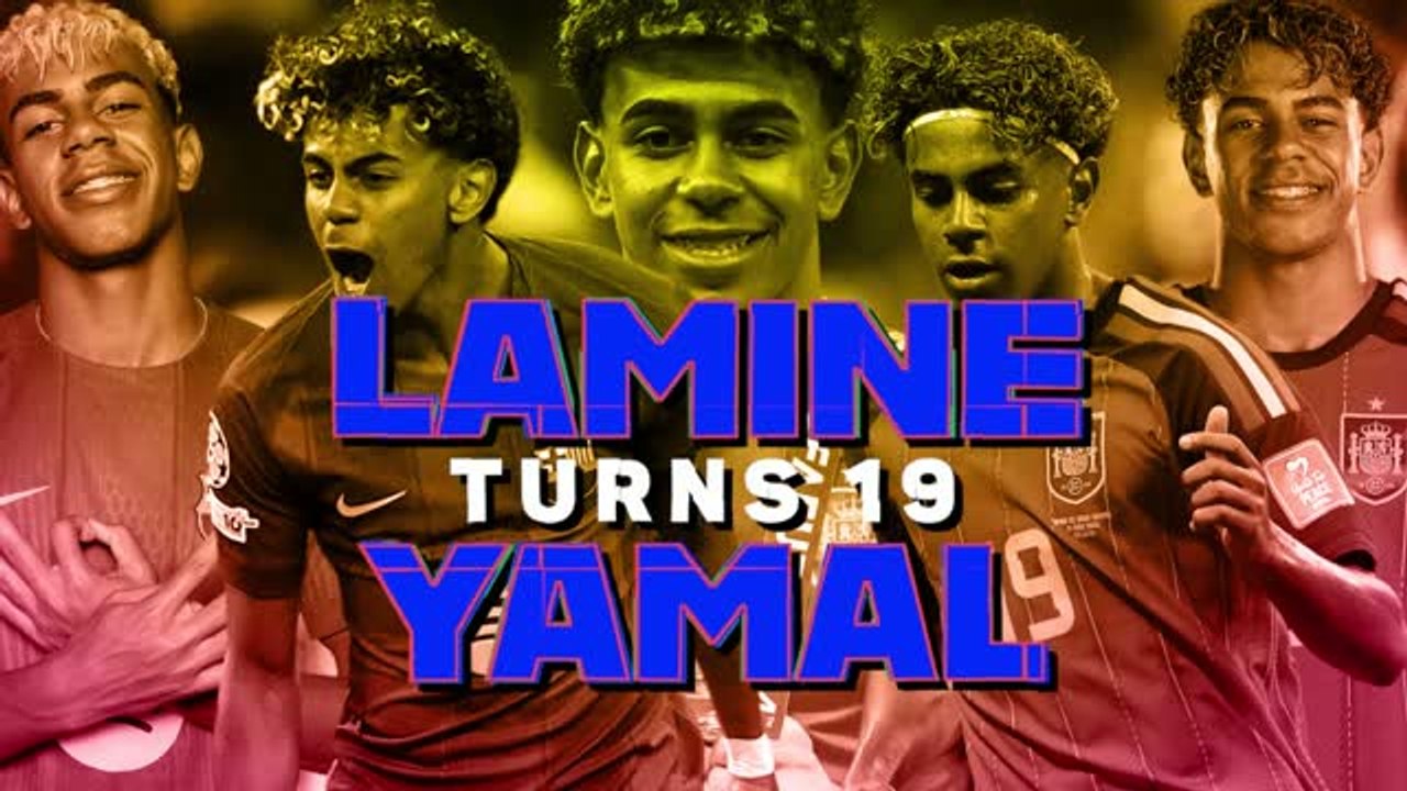 'An exceptional talent' - Lamine Yamal turns 19