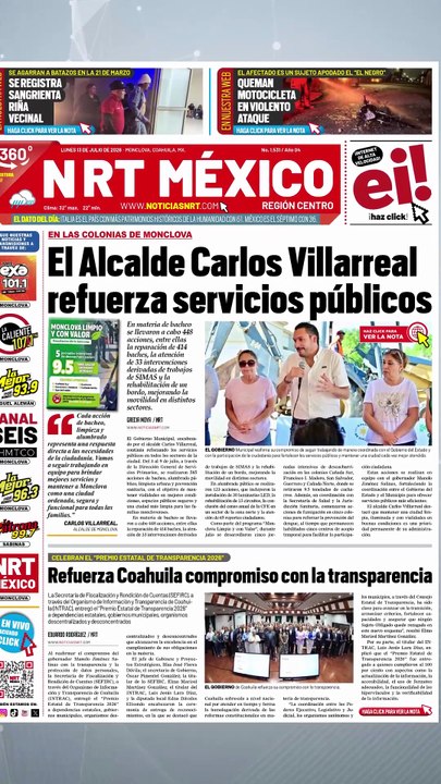 LAS PORTADAS 13-07-26
