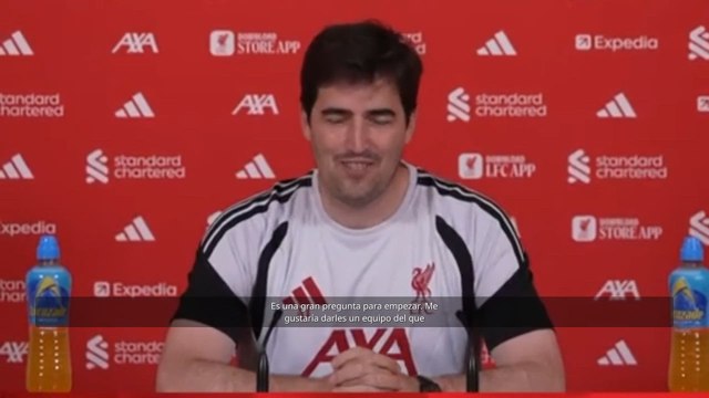 Arteta rueda de prensa cimpleta como nuevo entrenador del Liverpool