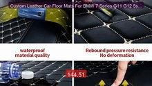Custom Leather Car Floor Mats For BMW 7 Series G11 G12 5seat 2016-2... -- Top Rated 2026 | Buy Now!
