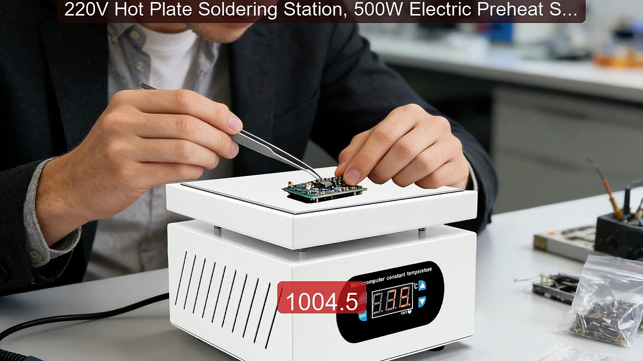 220V Hot Plate Soldering Station, 500W Electric Preheat Statio... -- Best Buy 2026 | Great Quality!