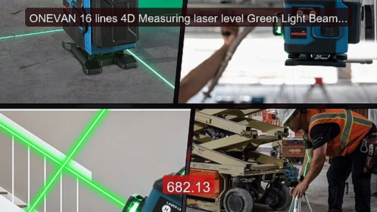 ONEVAN 16 lines 4D Measuring laser level Green Light Beam lase... -- Best Buy 2026 | Great Quality!