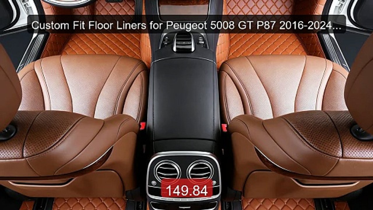Custom Fit Floor Liners for Peugeot 5008 GT P87 2016-2024 7se f TP... -- Best Deal 2026 | Shop Now!