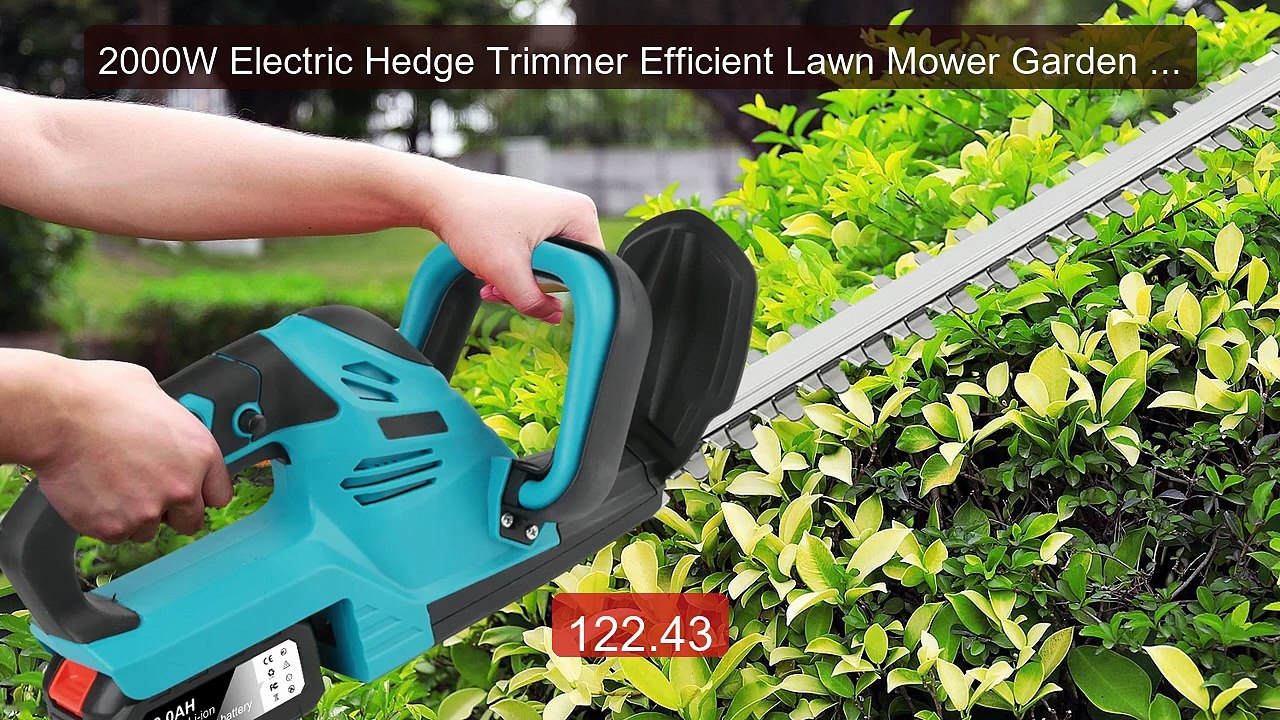 2000W Electric Hedge Trimmer Efficient Lawn Mower Garden Lands... -- Best Buy 2026 | Great Quality!