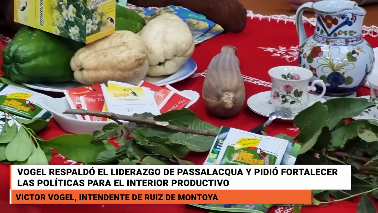 Vogel respaldó el liderazgo de Passalacqua y pidió fortalecer las políticas para el interior productivo