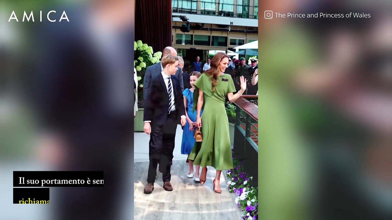 La principessa Charlotte a Wimbledon sempre più simile a mamma Kate, a partire dai capelli