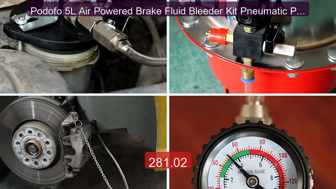 Podofo 5L Air Powered Brake Fluid Bleeder Kit Pneumatic Pressure B... -- Best Deal 2026 | Shop Now!