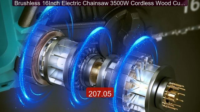 Brushless 16Inch Electric Chainsaw 3500W Cordless Wood Cutting... Best Buy 2026 | Great Quality!
