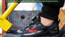 Rotating Button Safety Shoes Men Anti-smash Anti-puncture Protecti... -- Best Deal 2026 | Shop Now!