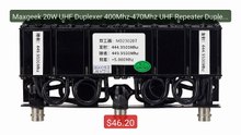 Maxgeek 20W UHF Duplexer 400Mhz-470Mhz UHF Repeater Duplexer BNC I... -- Best Deal 2026 | Shop Now!