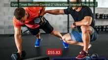 Gym Timer Remote Control 2" Ultra-Clear Interval Time with LE... -- Amazing Value 2026 | Must Have!