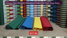 Custom Size 300GSM Waterproof Fabric For Cafe Shop Store Banne... -- Hot Deal 2026 | Limited Offer!