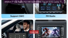 AINAVI 7" Car Radio For VW Golf 5 MK6 Tiguan EOS Caddy Tiguan Shar... -- Best Deal 2026 | Shop Now!