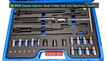 35 PCS Diesel Injector Seat Cutter Set and Manhole Cleaning  ... -- Amazing Value 2026 | Must Have!