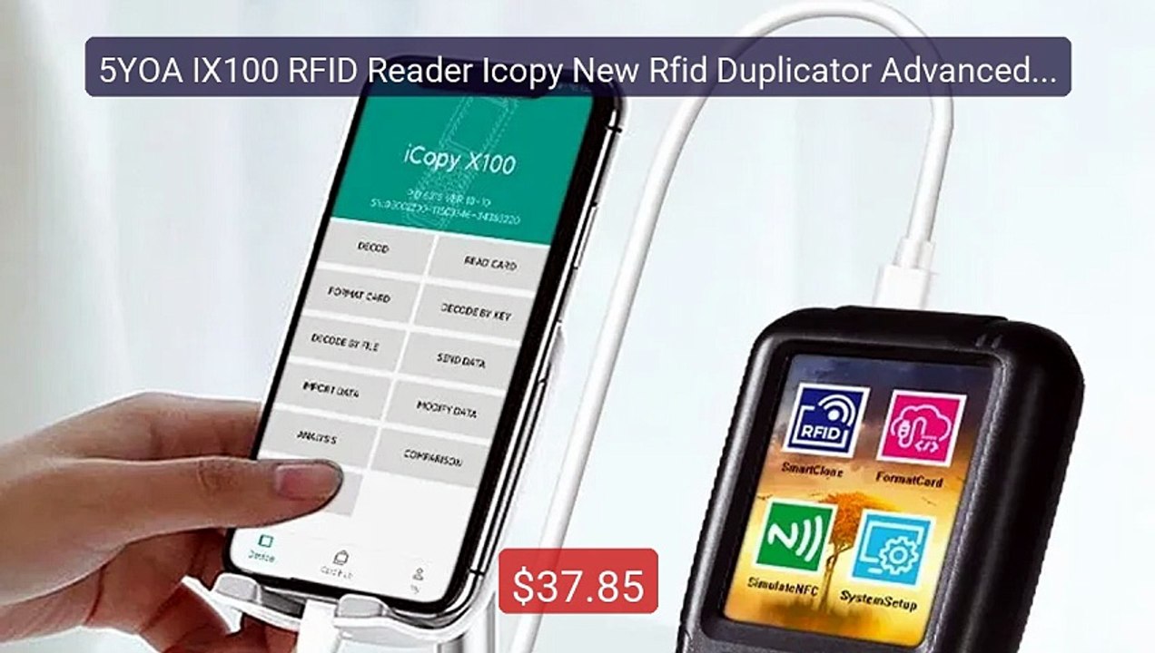 5YOA IX100 RFID Reader Icopy New Rfid Duplicator Advanced Decryptio... -- Top Rated 2026 | Buy Now!