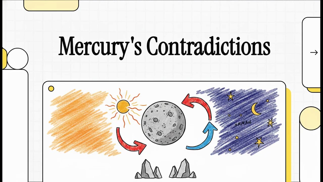 Mercury: The Planet That Shouldn't Exist So Close to the Sun! ☀️🔥