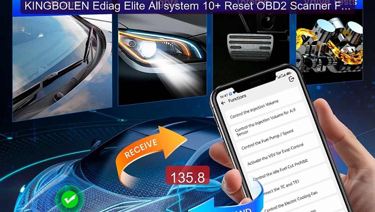 KINGBOLEN Ediag Elite All system 10+ Reset OBD2 Scanner FCA... -- Top Pick 2026 | Unbeatable Price!