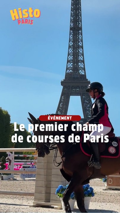 Des chevaux qui sautent au pied de la Tour Eiffel ? Rien de plus logique. 🐎