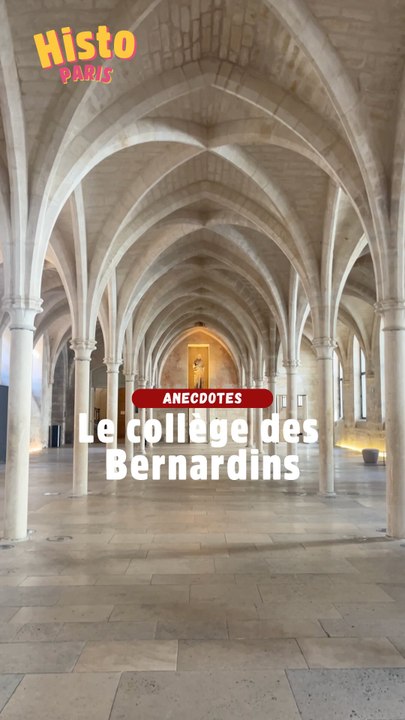 🏛️ Le Collège des Bernardins : l'un des plus grands trésors cachés du Paris médiéval. 🤯