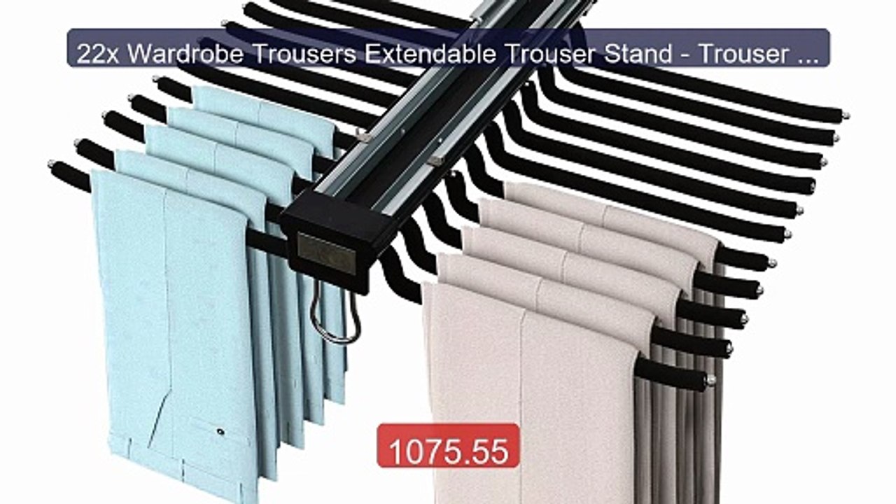 22x Wardrobe Trousers Extendable Trouser Stand - Trouser Stand... -- Hot Deal 2026 | Limited Offer!
