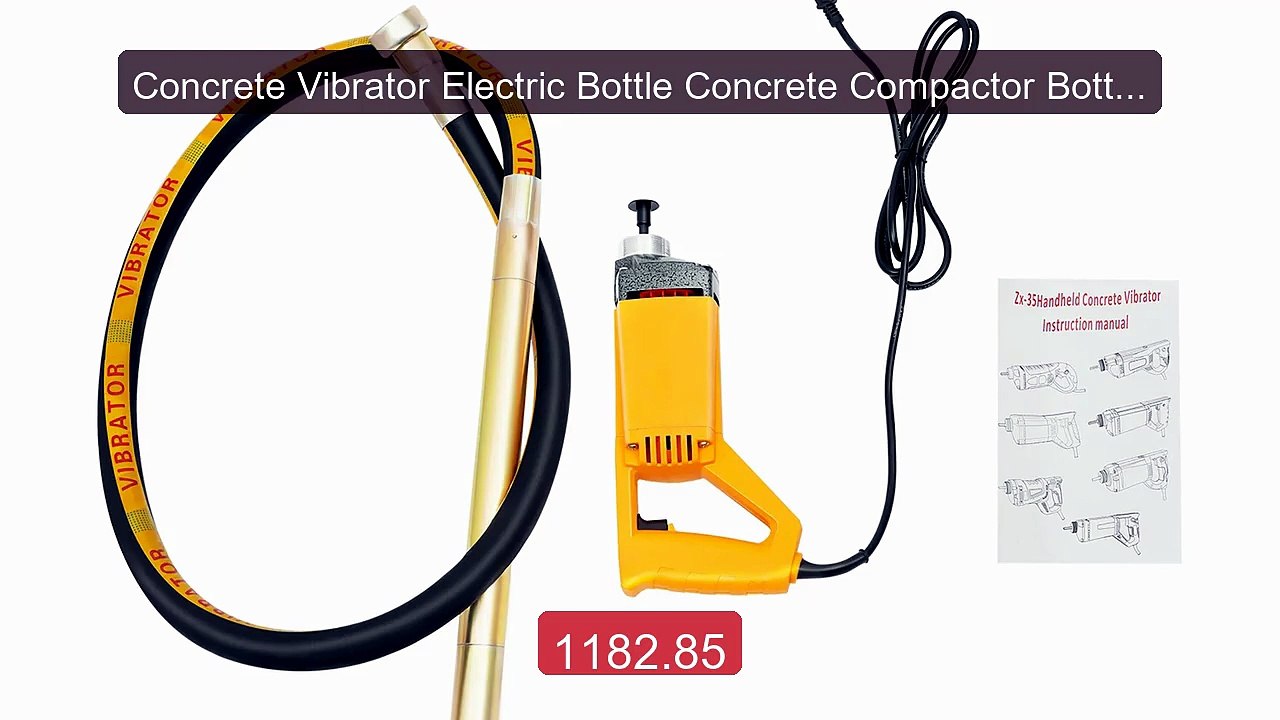 Concrete Vibrator Electric Bottle Concrete Compactor Bottle S... -- Amazing Value 2026 | Must Have!