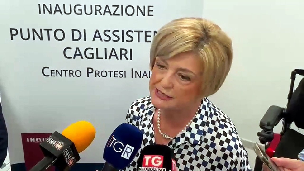 Cagliari, la ministra Calderone inaugura il punto di assistenza del Centro protesi