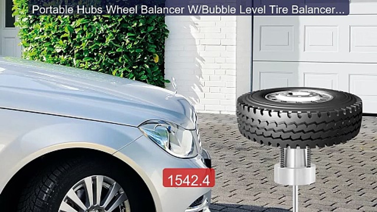 Portable Hubs Wheel Balancer W/Bubble Level Tire Balancer Cha... -- Amazing Value 2026 | Must Have!