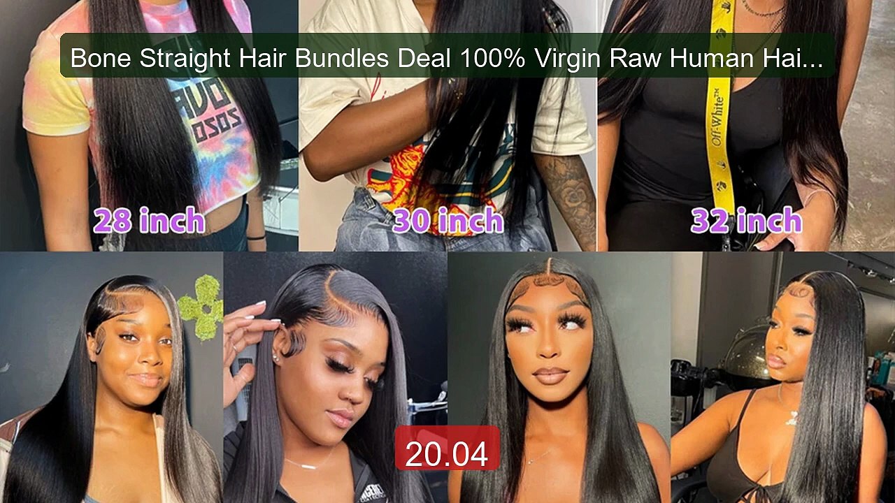 Bone Straight Hair Bundles Deal 100% Virgin Raw Human Hair Bundle ... -- Best Deal 2026 | Shop Now!