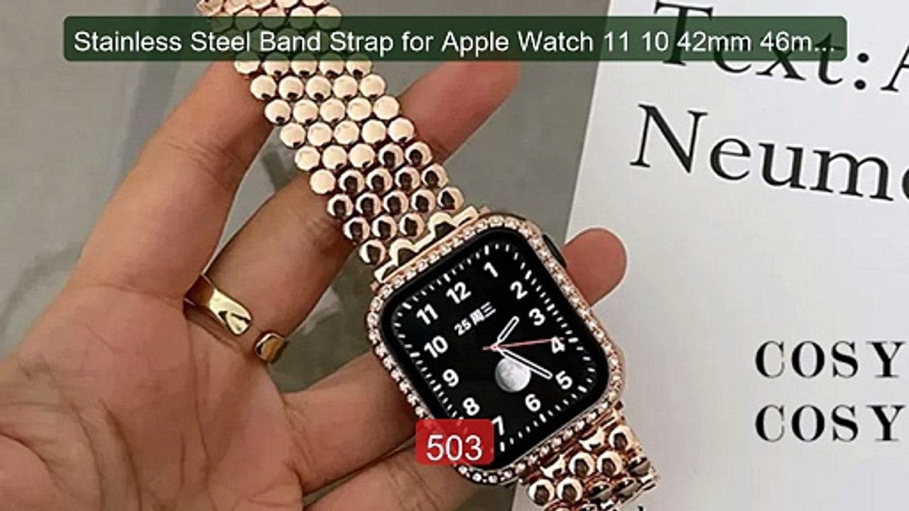 Stainless Steel Band Strap for Apple Watch 11 10 42mm 46mm 9 8 Ultr... -- Top Rated 2026 | Buy Now!
