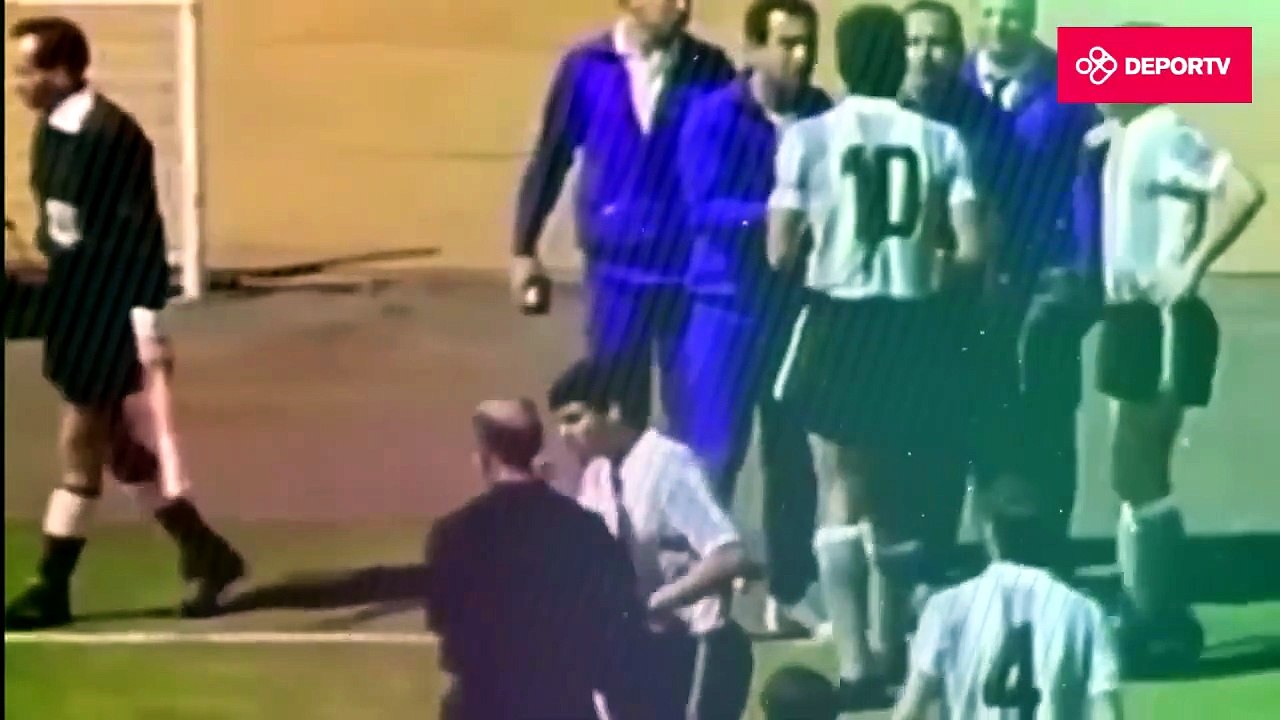 Expulsión de Rattin en Argentina vs Inglaterra - Mundial 1966 - Wembley - Polémica