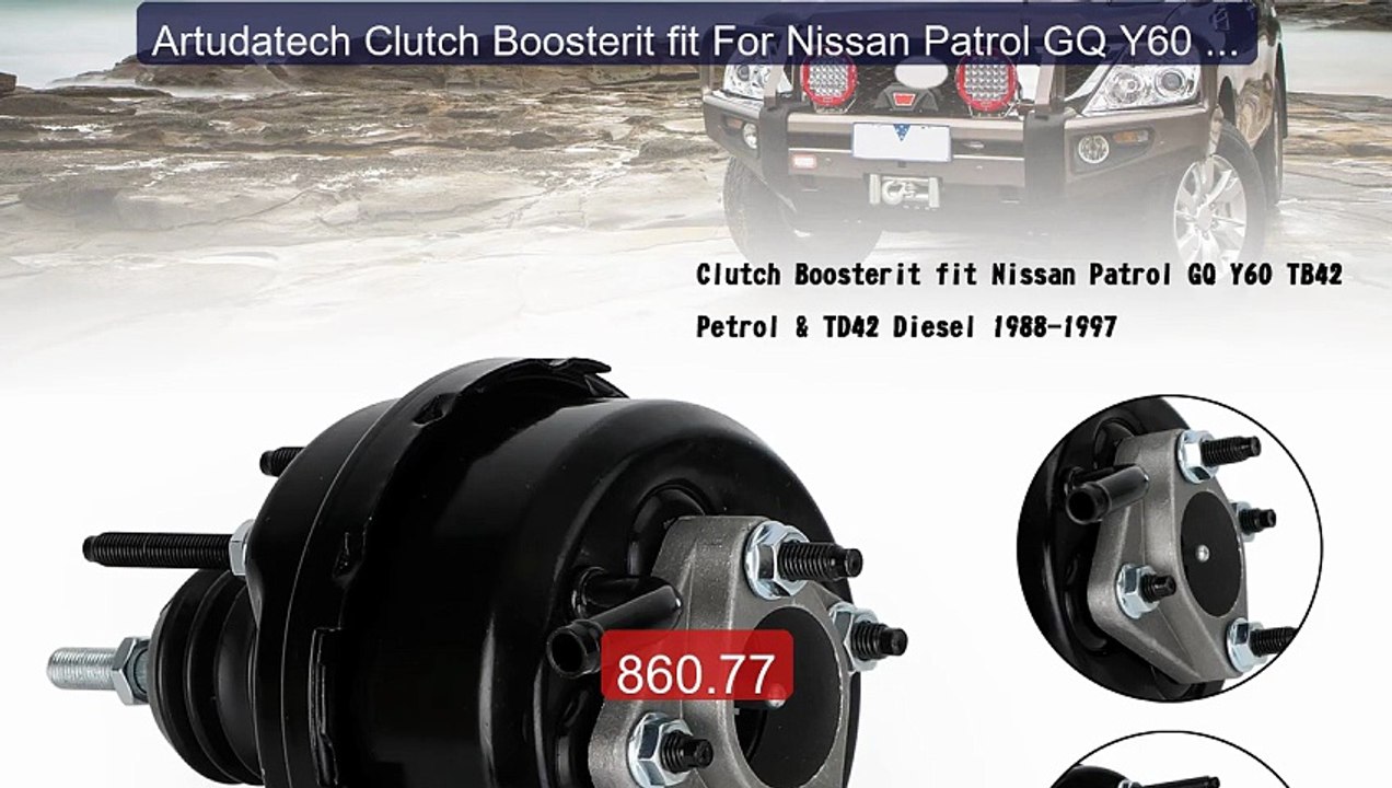 Artudatech Clutch Boosterit fit For Nissan Patrol GQ Y60 TB42... -- Amazing Value 2026 | Must Have!
