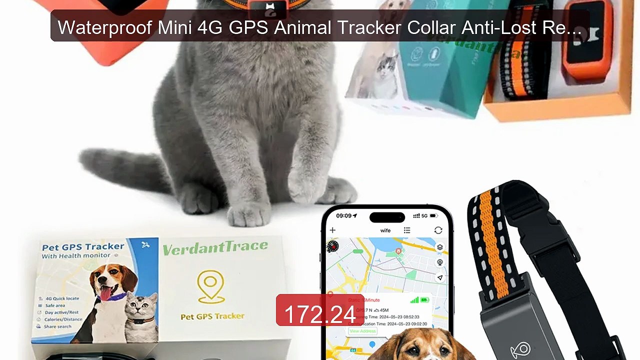Waterproof Mini 4G GPS Animal Tracker Collar Anti-Lost Real T... -- Amazing Value 2026 | Must Have!