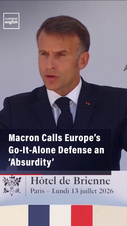 Macron Calls Europe’s Go-It-Alone Defense an ‘Absurdity’