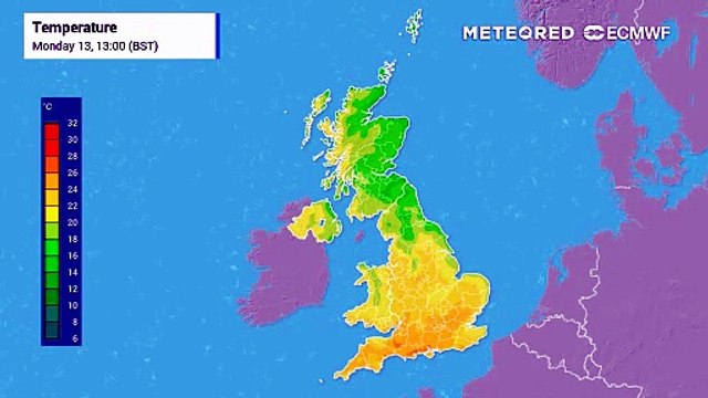 UK weather: Heatwave intensifies as temperatures climb back above 32°C this week