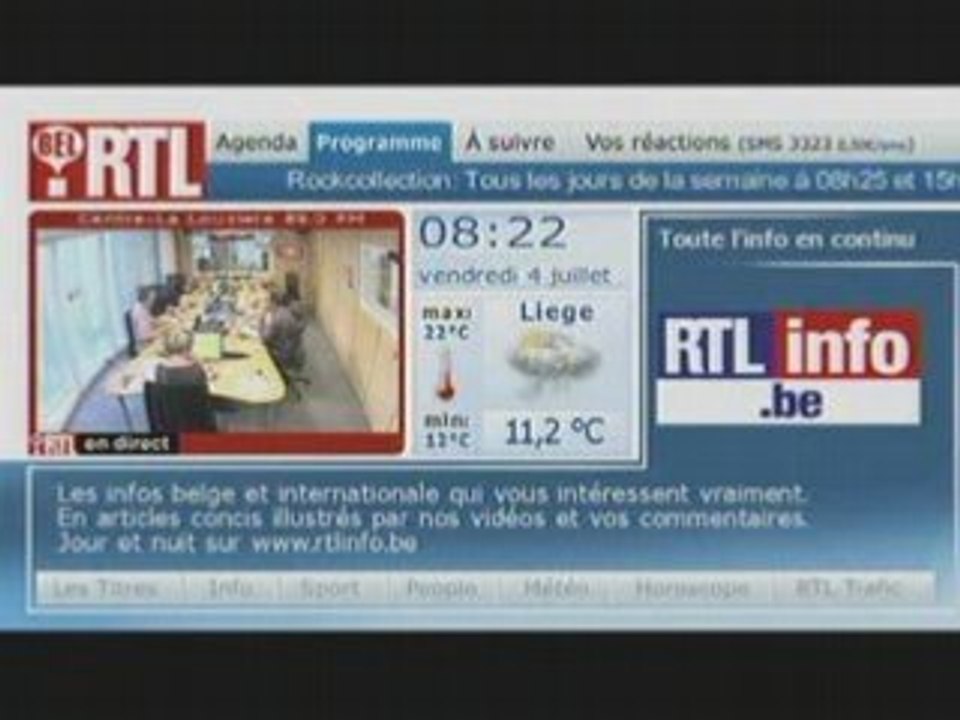 MIKA VAN CUTSEM DANS LE JOURNAL DE 8H DE BEL-RTL