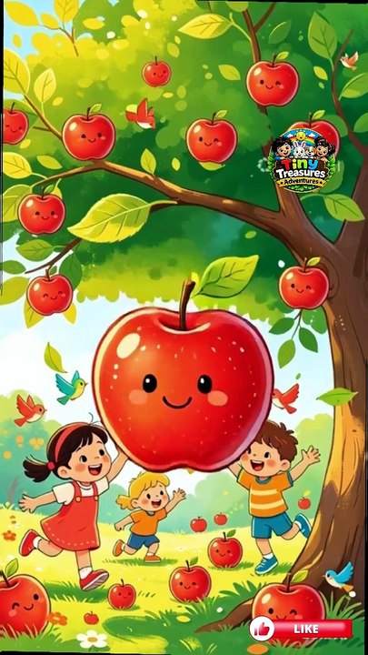 A for Apple 🍎 B for Banana  | ABC Fruit Adventure Song for Kids | Alphabet Learning