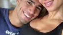 Achraf Hakimi and his wife hiba abouk shorts
