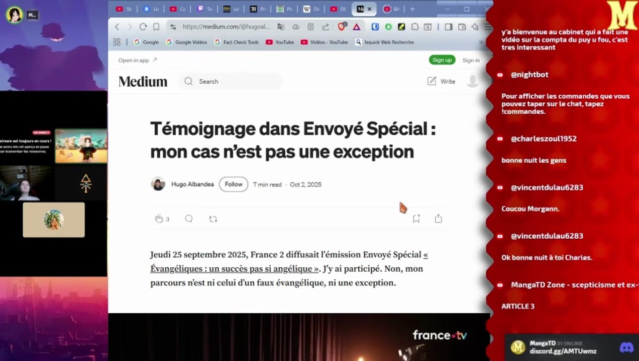 L'ancien pasteur évangélique interviewé par Envoyé spécial revient sur l'émission [Extrait de live]